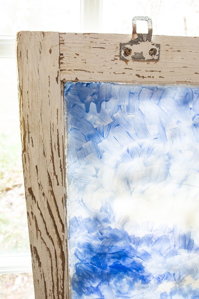 Hand Painted Beachscape Window Pane