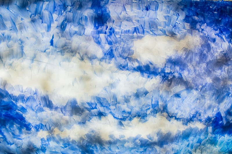 Hand Painted Beachscape Window Pane