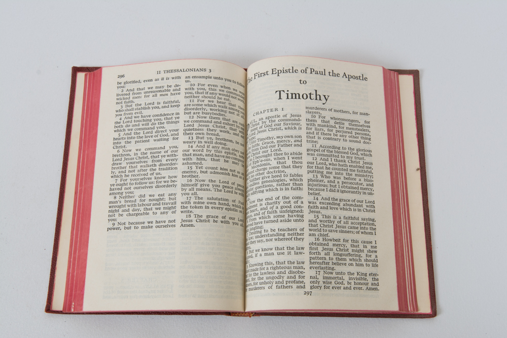 Vintage Bibles And Decorative Crosses