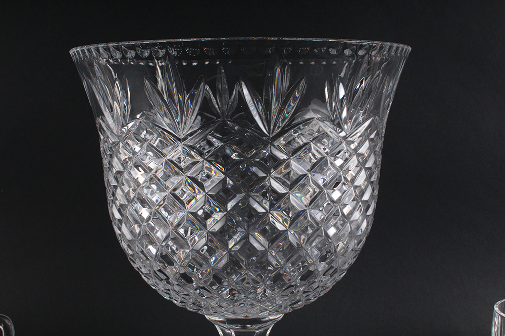 Brilliant Crystal Punch Bowl Set