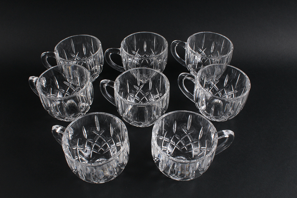 Brilliant Crystal Punch Bowl Set