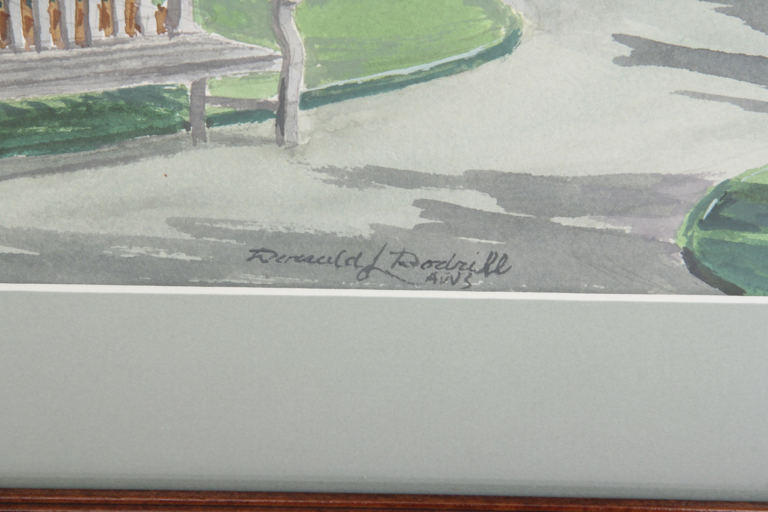 Donald Dodrill Original Watercolor