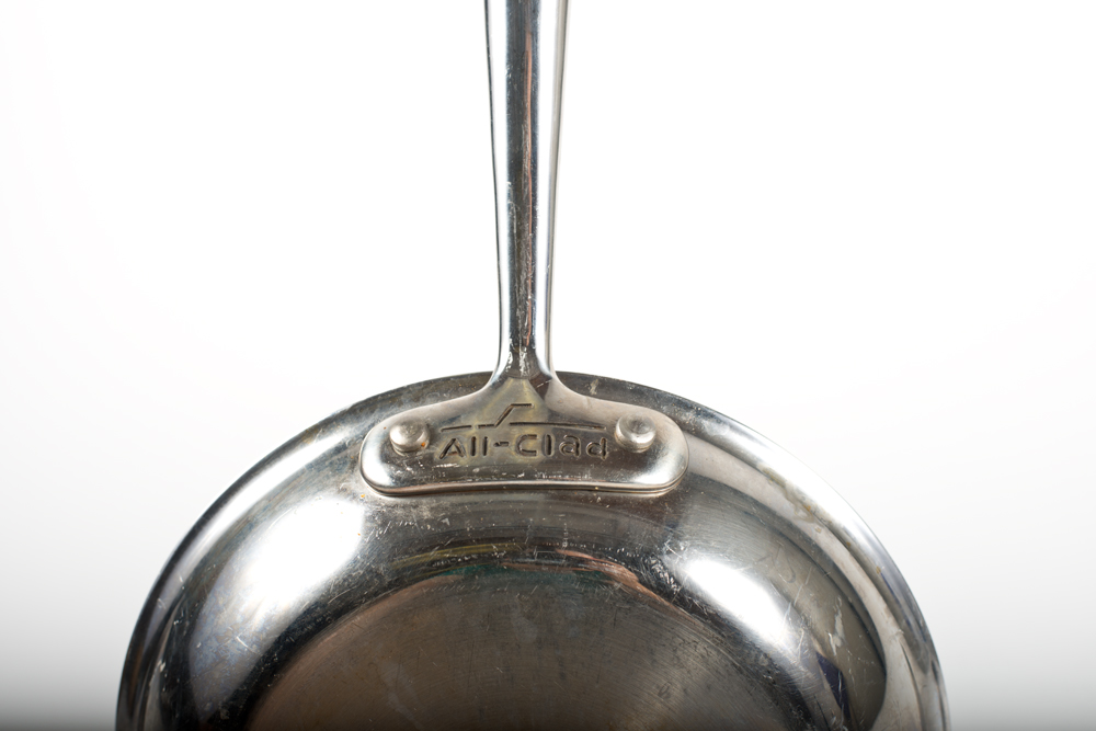 Copper Paella Pan and All-Clad Pans