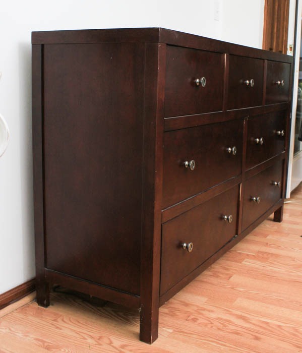 Mahogany Hued Chest of Drawers