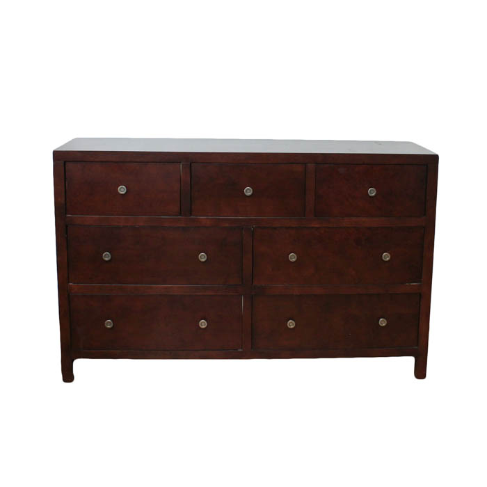 Mahogany Hued Chest of Drawers