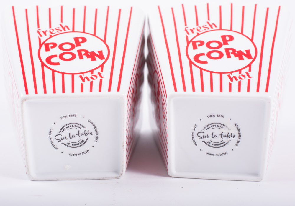 Movie Night Ceramic Serving Trio