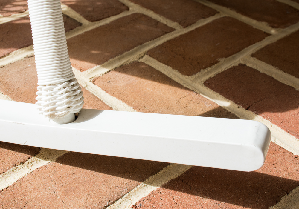 Outdoor Wicker Rocking Chairs and Table