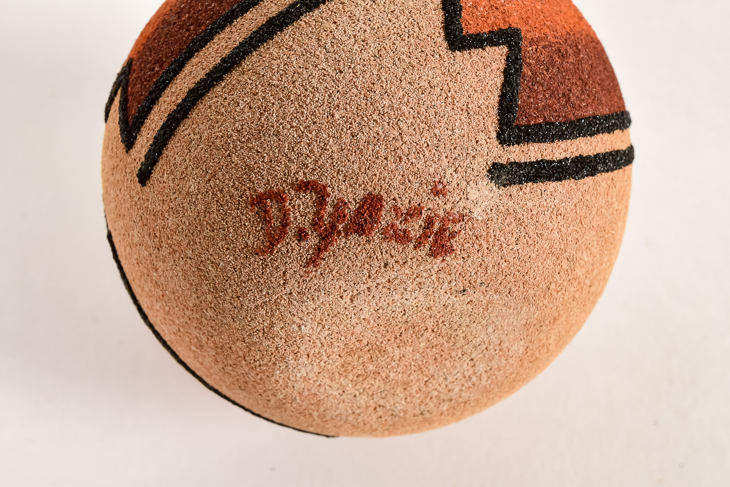 Collection of Native American Style Sand Art and Pottery