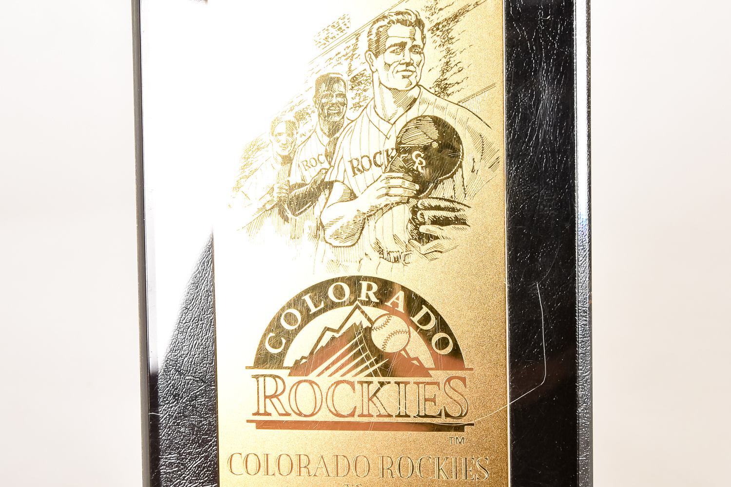 Gold Plated Colorado Rockies Opening Day Ticket