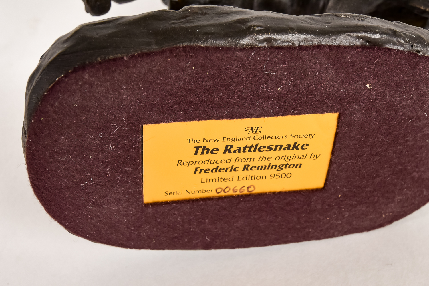 Reproduction of "The Rattlesnake" by Frederick Remington