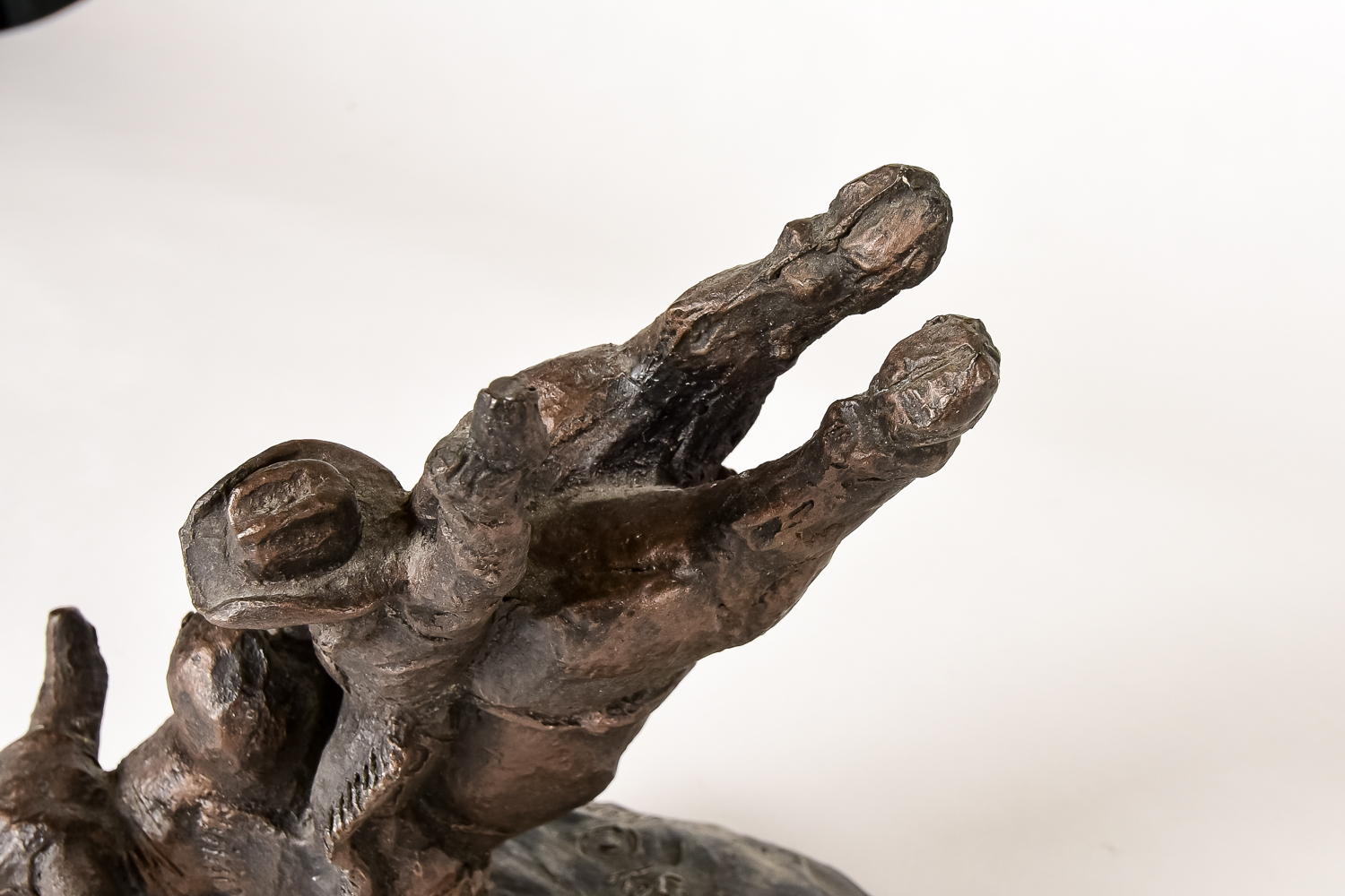 Bronze Resin Sculpture "Last Chance"