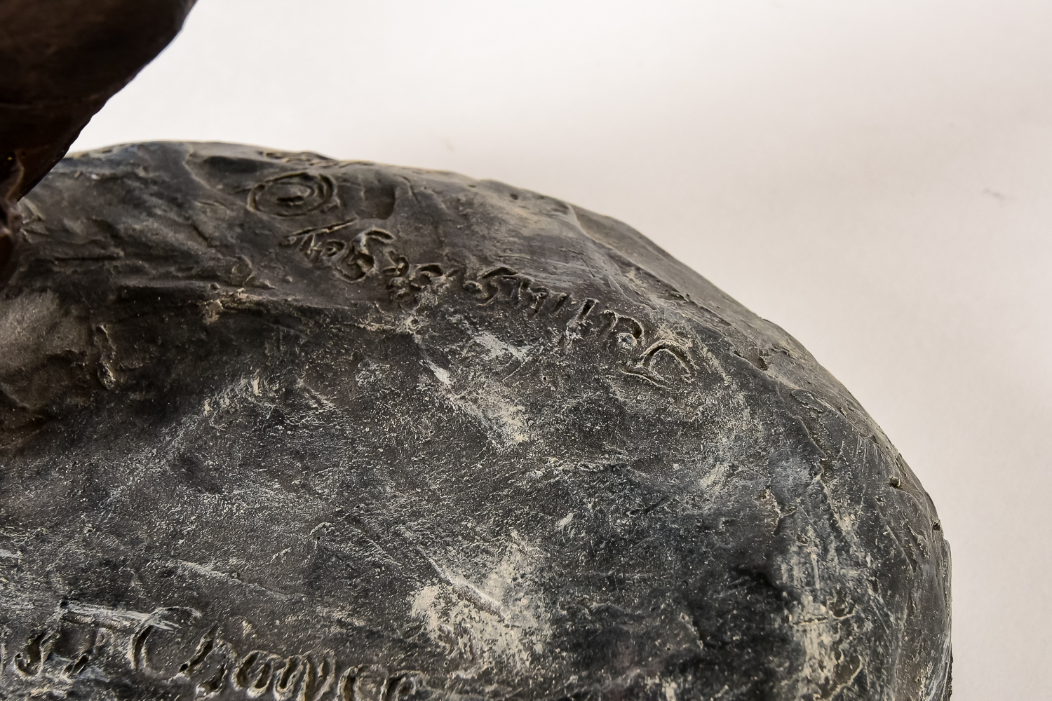 Bronze Resin Sculpture "Last Chance"