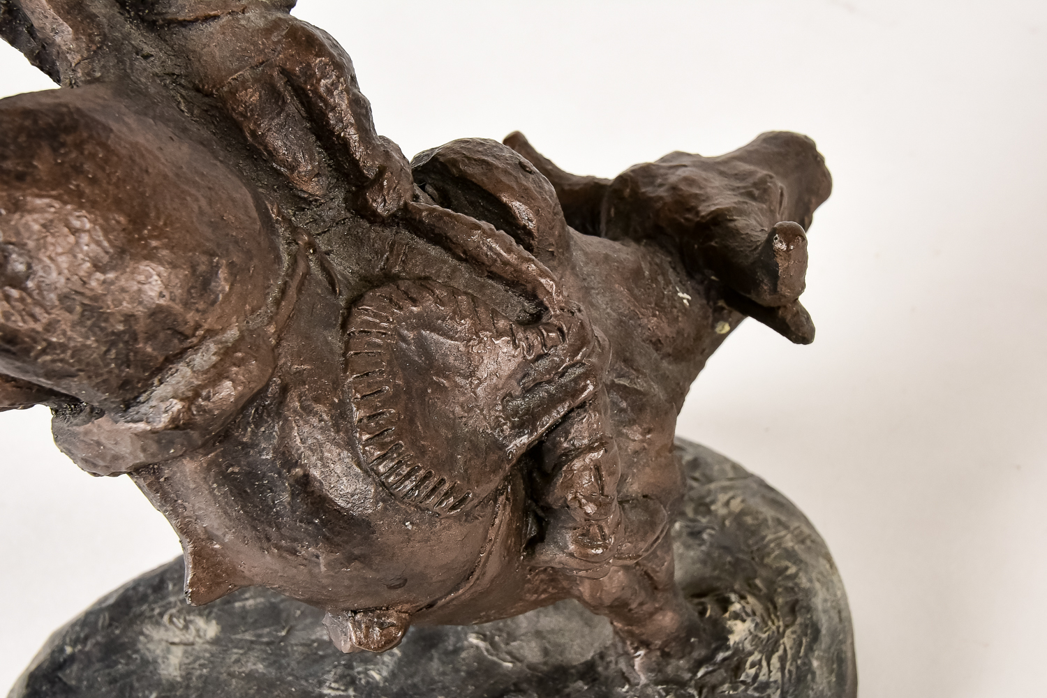 Bronze Resin Sculpture "Last Chance"