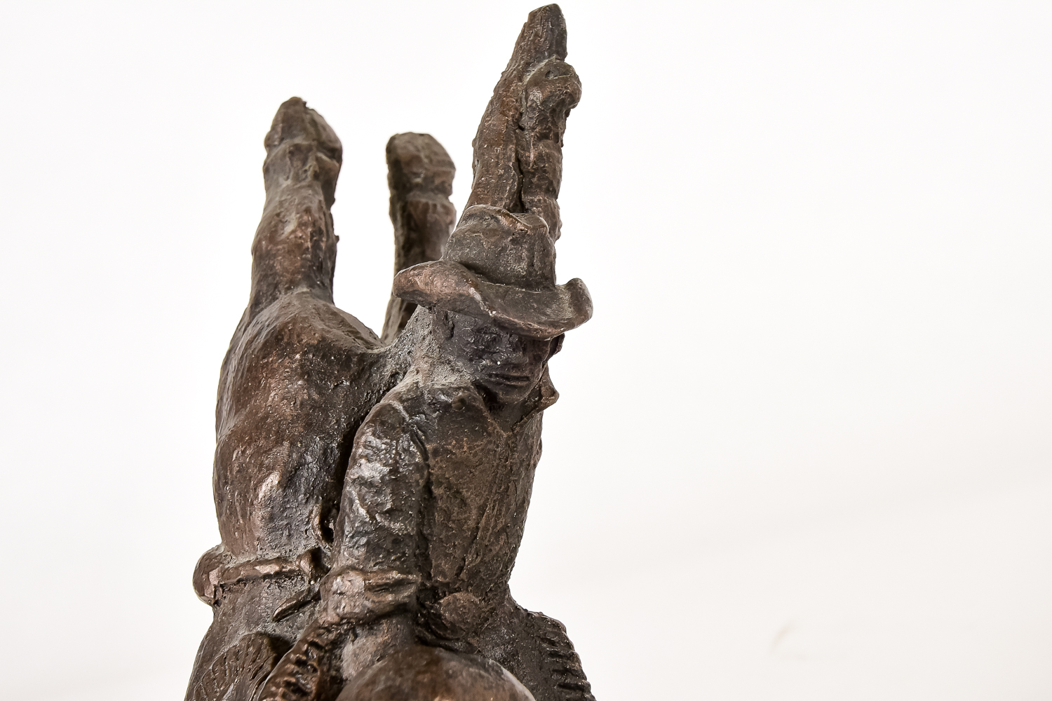 Bronze Resin Sculpture "Last Chance"