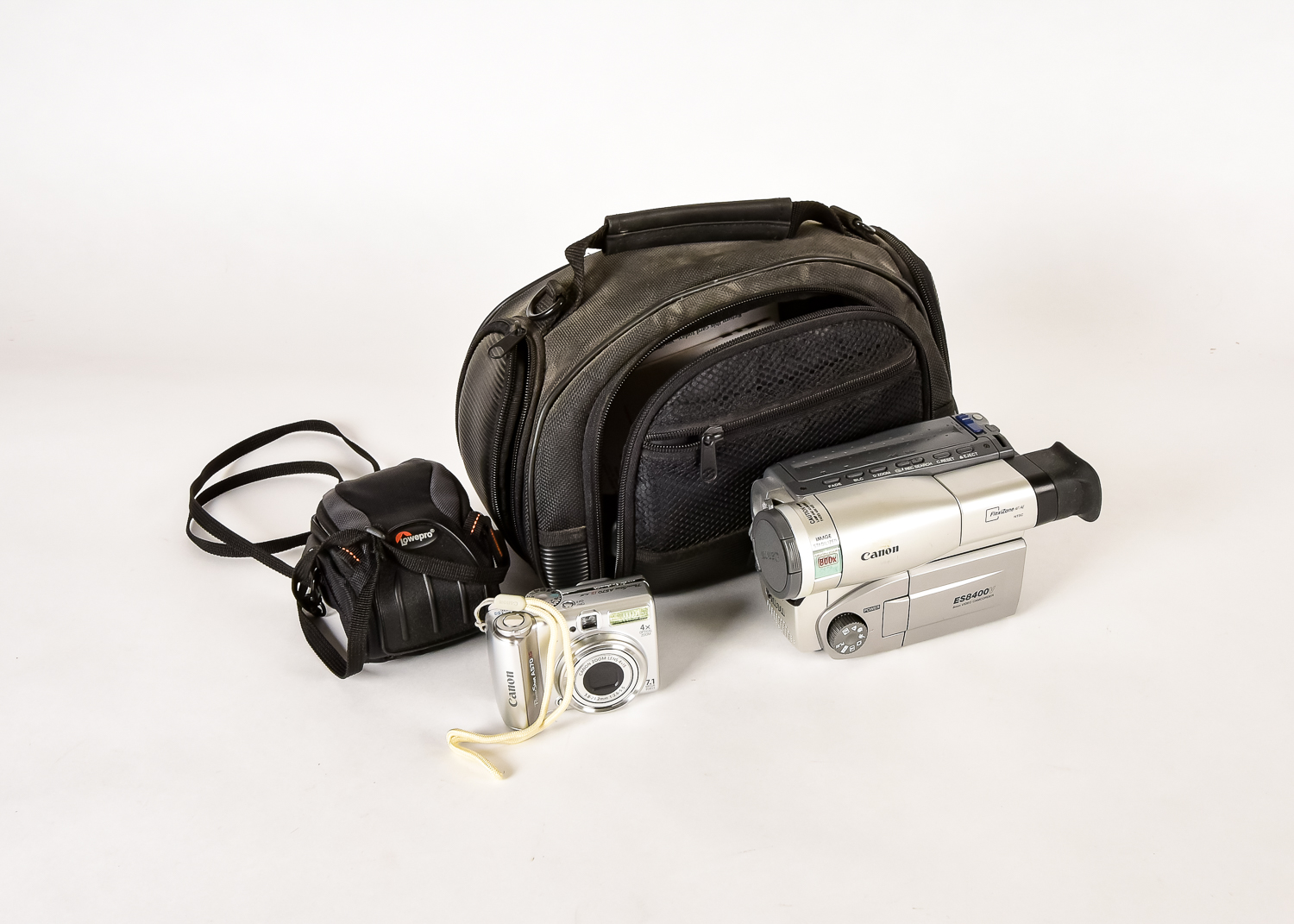 Canon Powershot Camera and Canon Camcorder