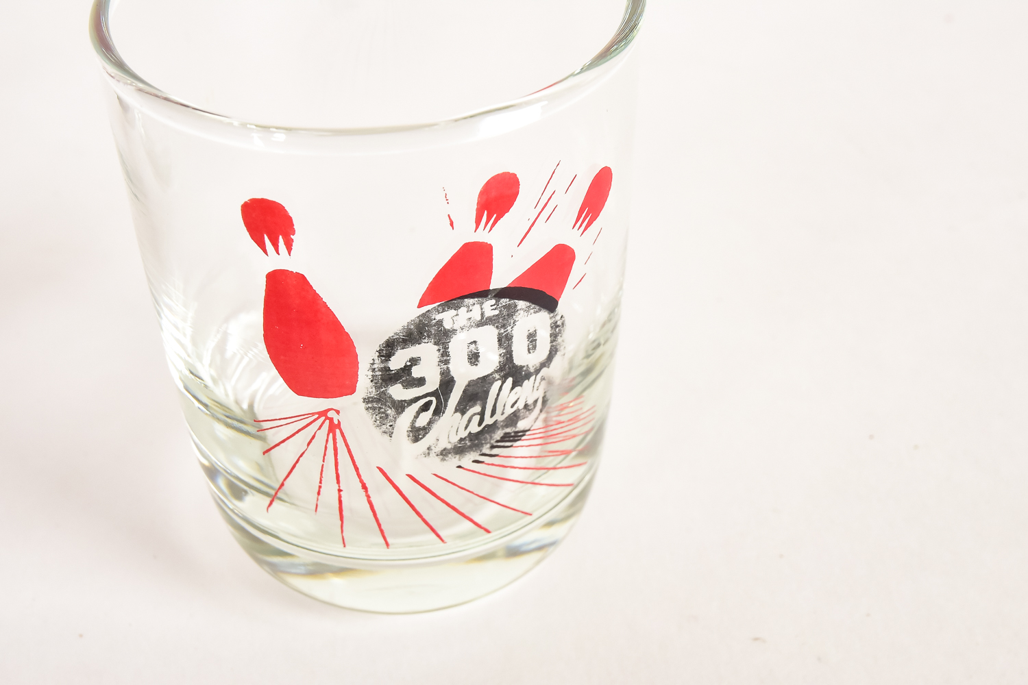 Vintage 300 Challenge Bar Glasses and Tray