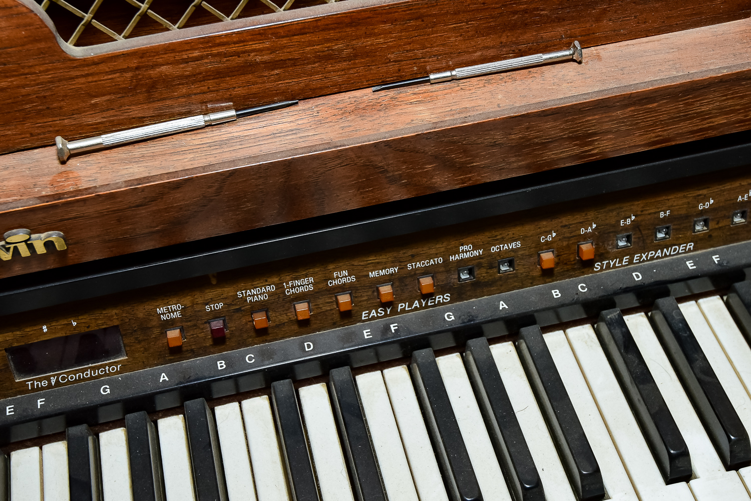 Vintage Baldwin Electric Piano and Bench