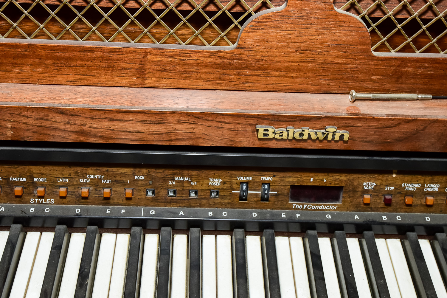 Vintage Baldwin Electric Piano and Bench