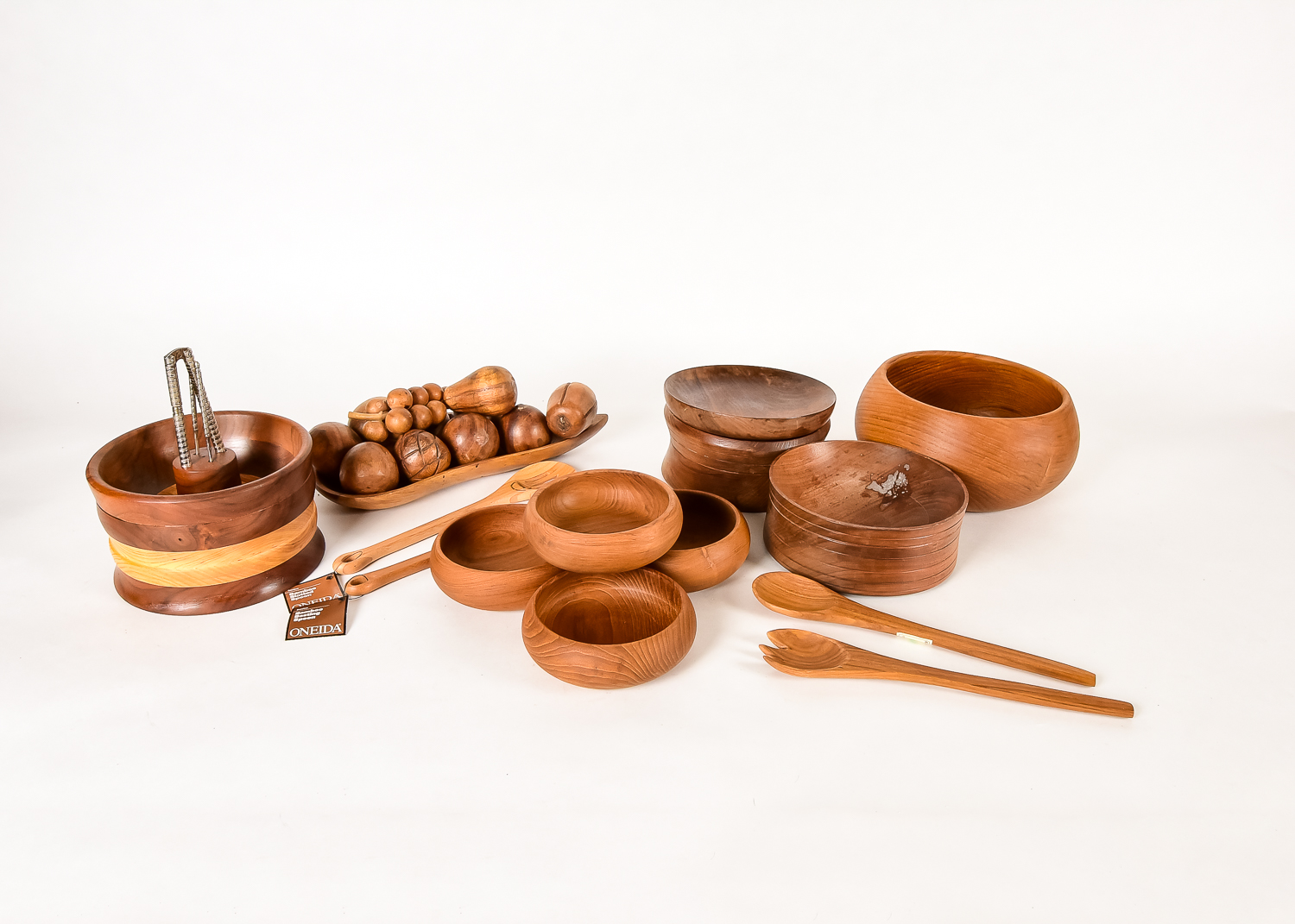 Decorative Wooden Ware and Salad Set