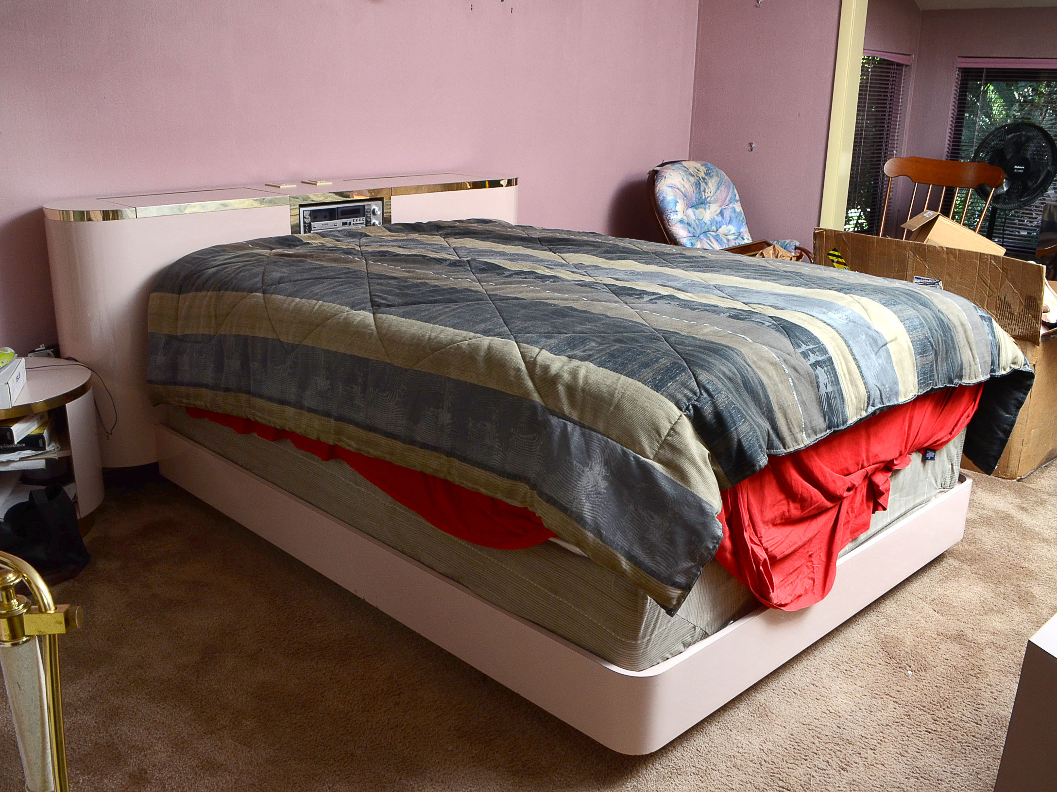 Retro Modern Queen Bed