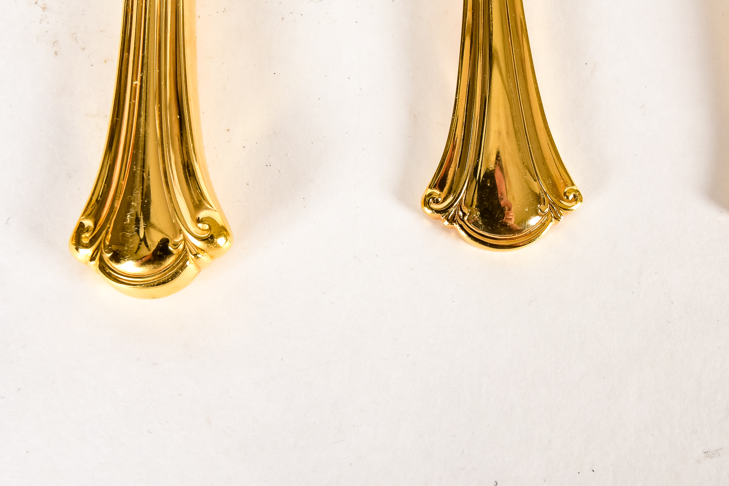 Gold Tone Stainless Steel Flatware