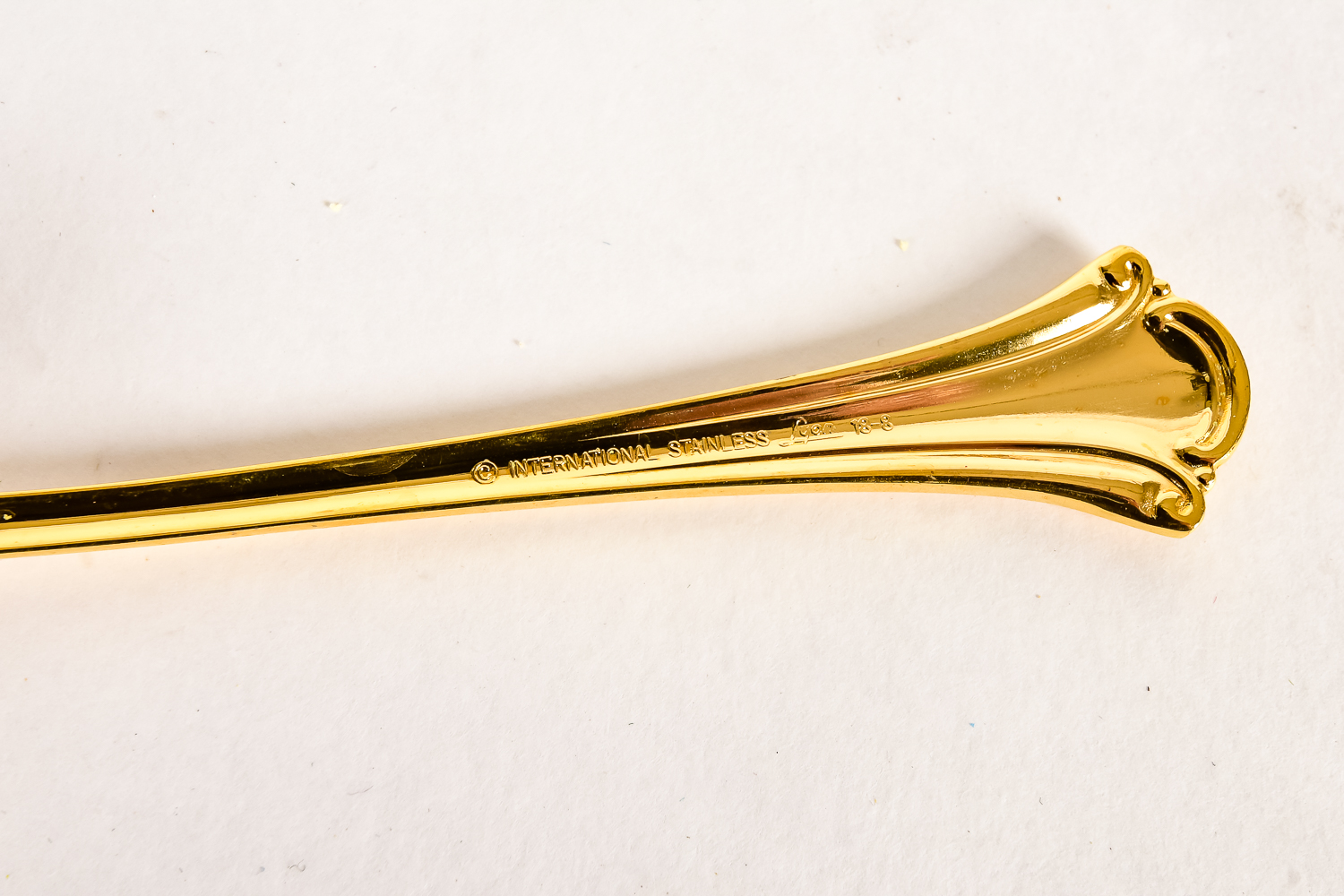 Gold Tone Stainless Steel Flatware