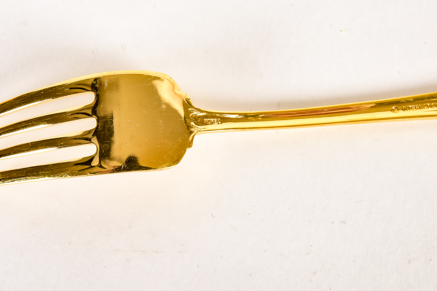 Gold Tone Stainless Steel Flatware