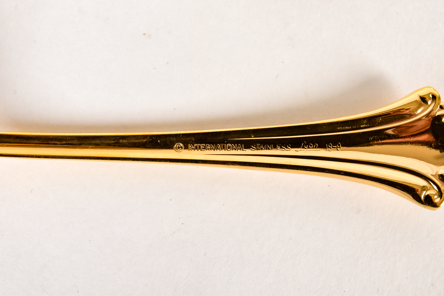 Gold Tone Stainless Steel Flatware