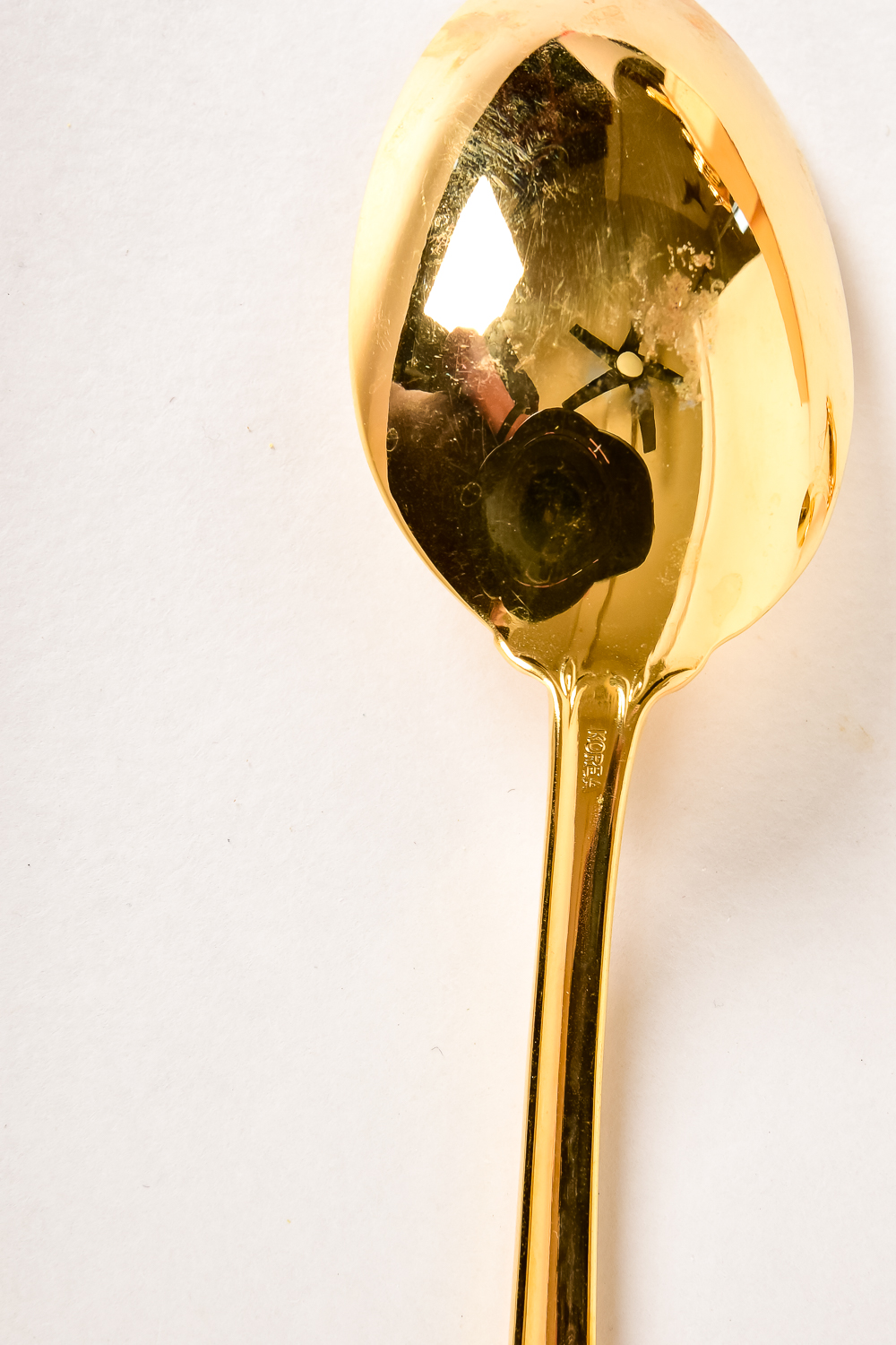 Gold Tone Stainless Steel Flatware