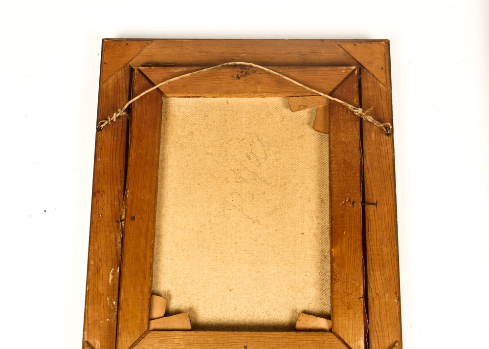 Pair of Antique Oil Paintings of Friars