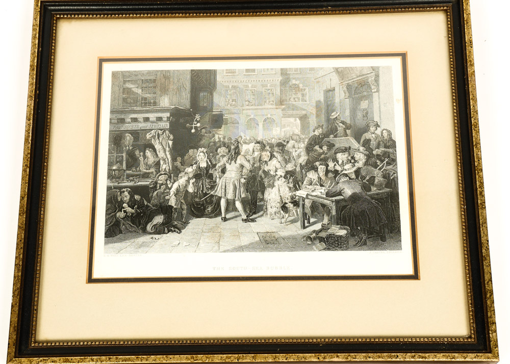 Pair of Antique Wood Engravings