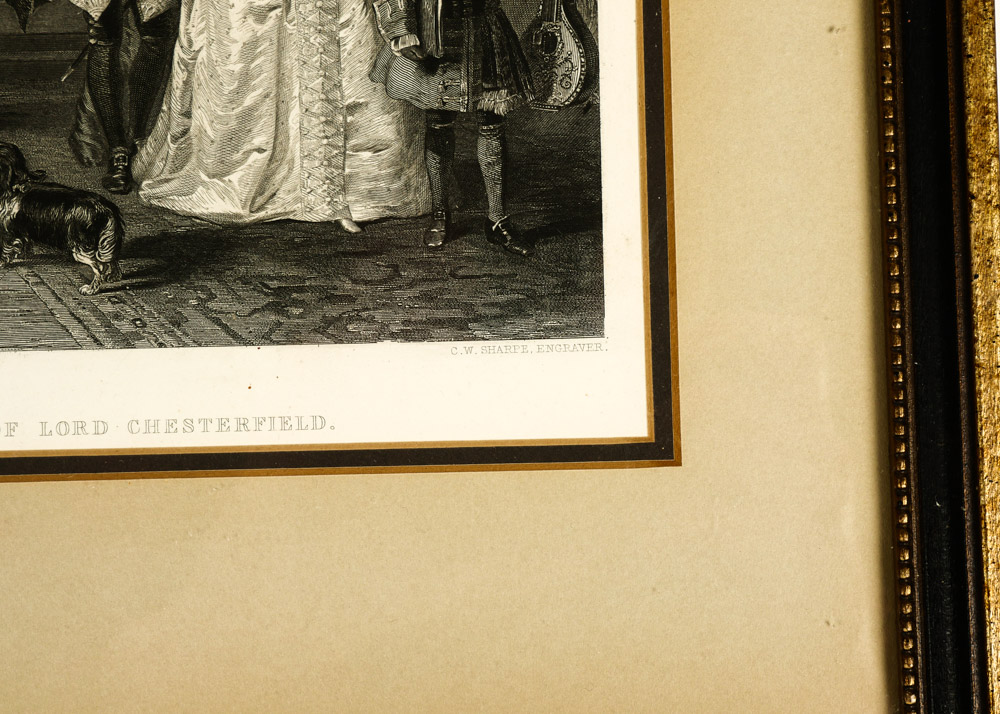 Pair of Antique Wood Engravings