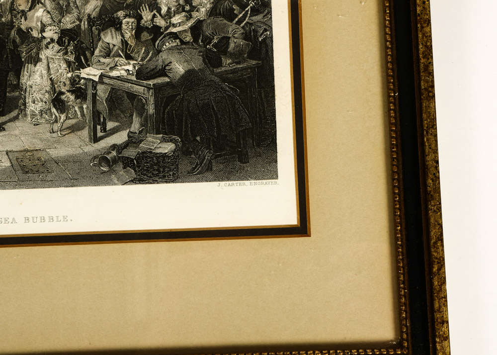 Pair of Antique Wood Engravings