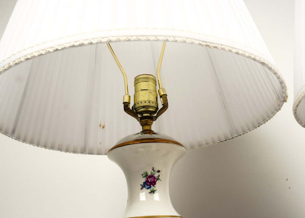 Pair of English Regimental Lamps