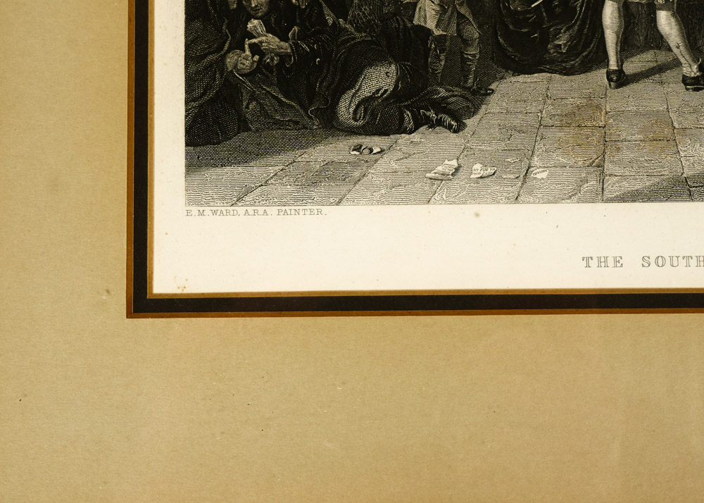 Pair of Antique Wood Engravings