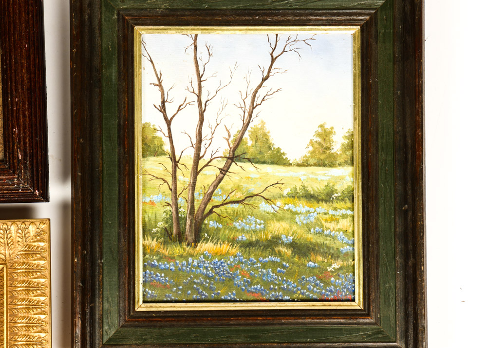 Trio of Vintage Oil Paintings