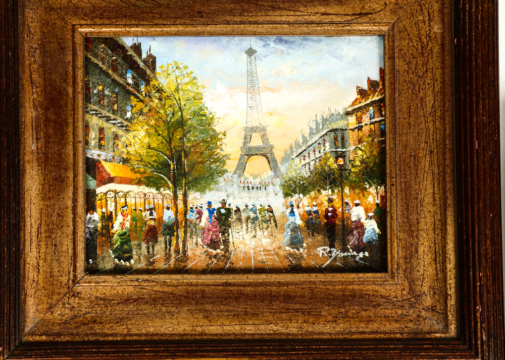 Trio of Vintage Oil Paintings