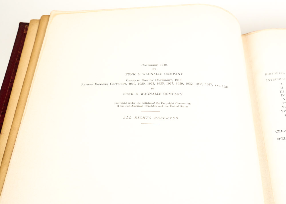 1941 Funk and Wagnalls' New Standard Dictionary