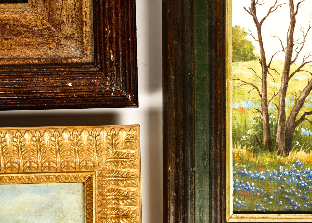 Trio of Vintage Oil Paintings