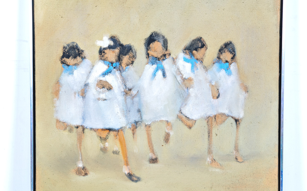 Signed Leonard Creo Original Oil Painting