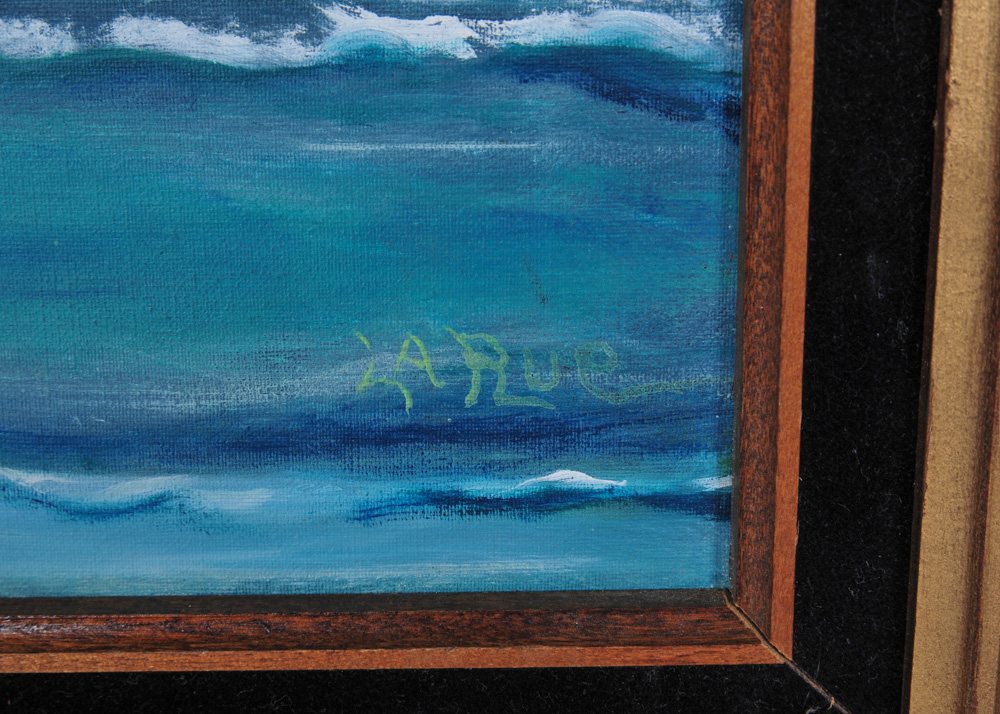 Framed Original LaRue Oil on Canvas