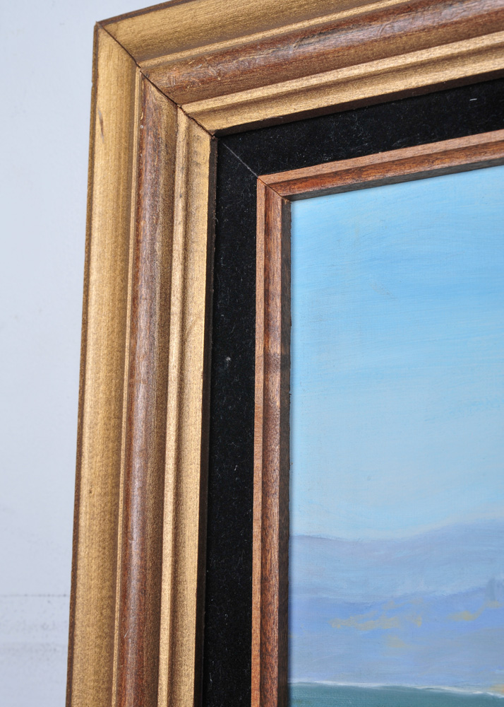 Framed Original LaRue Oil on Canvas