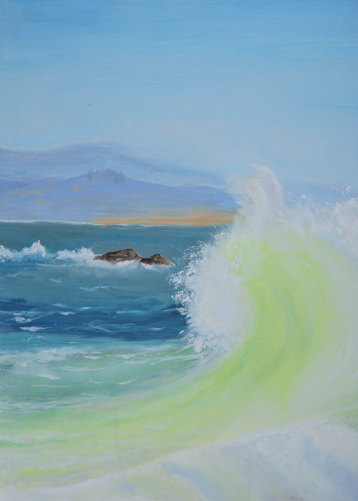 Framed Original LaRue Oil on Canvas