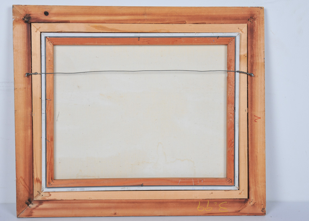 Framed Original LaRue Oil on Canvas