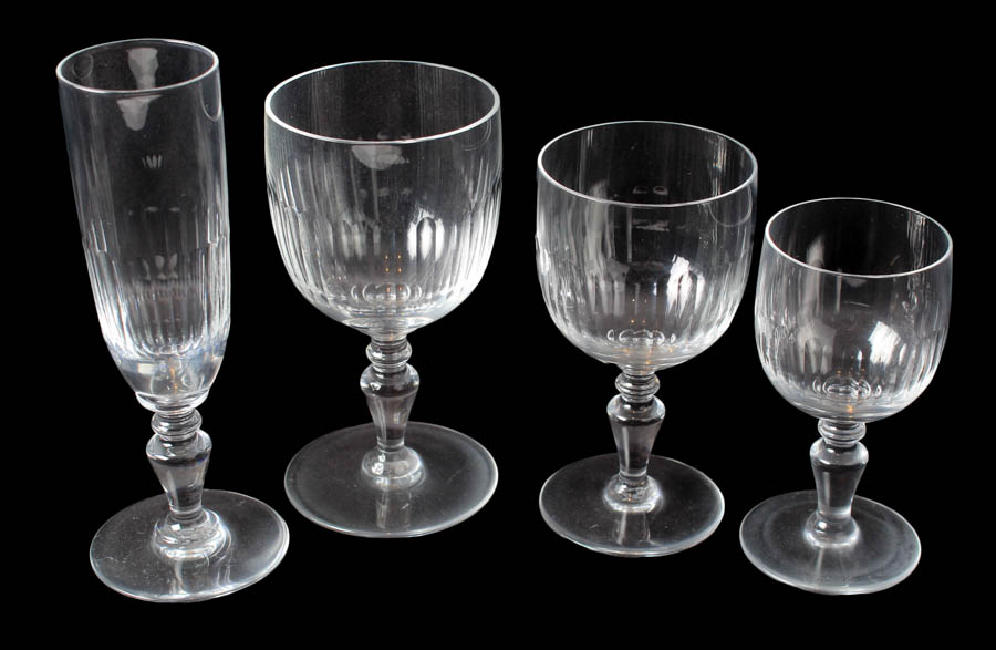 Collection of Crystal Baccarat Glassware