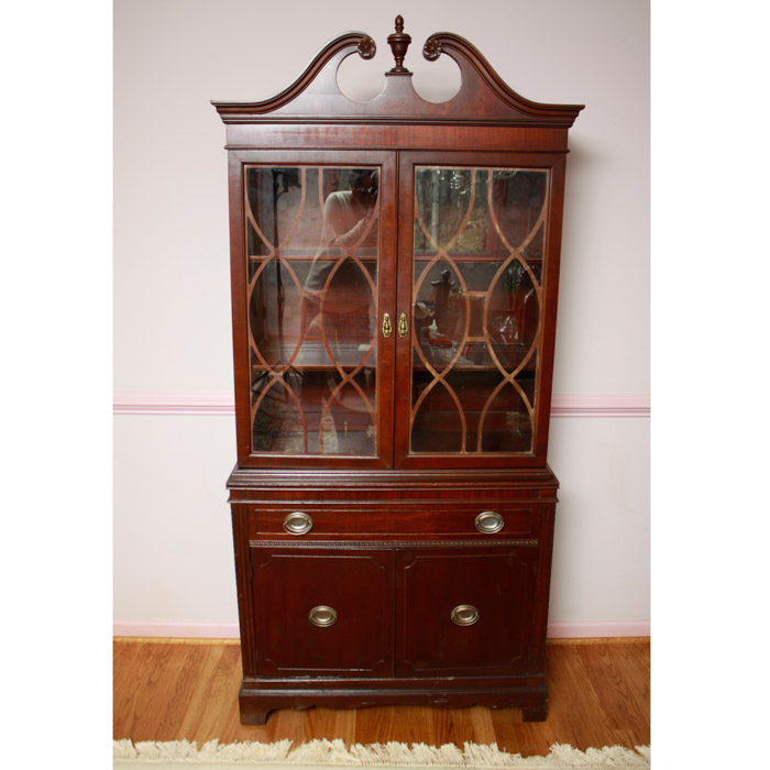 Duncan Phyfe Style China Cabinet