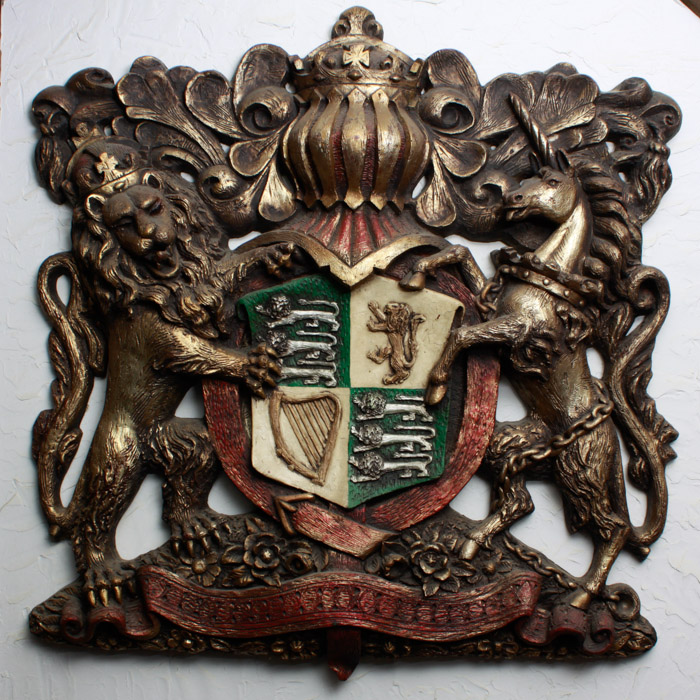 United Kingdom Royal Coat of Arms Large Wall Plaque