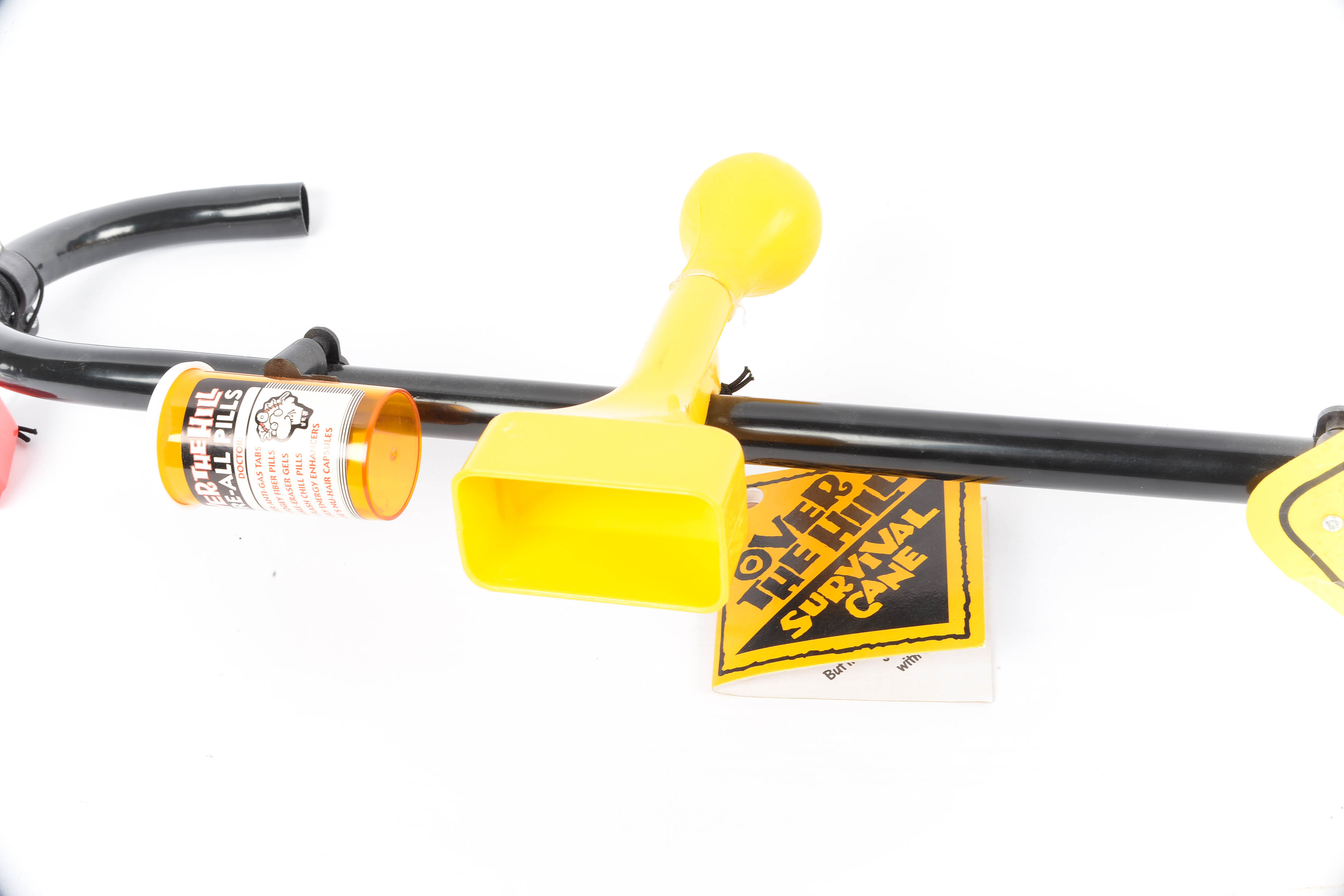 Whimsical "Over The Hill" Survival Cane