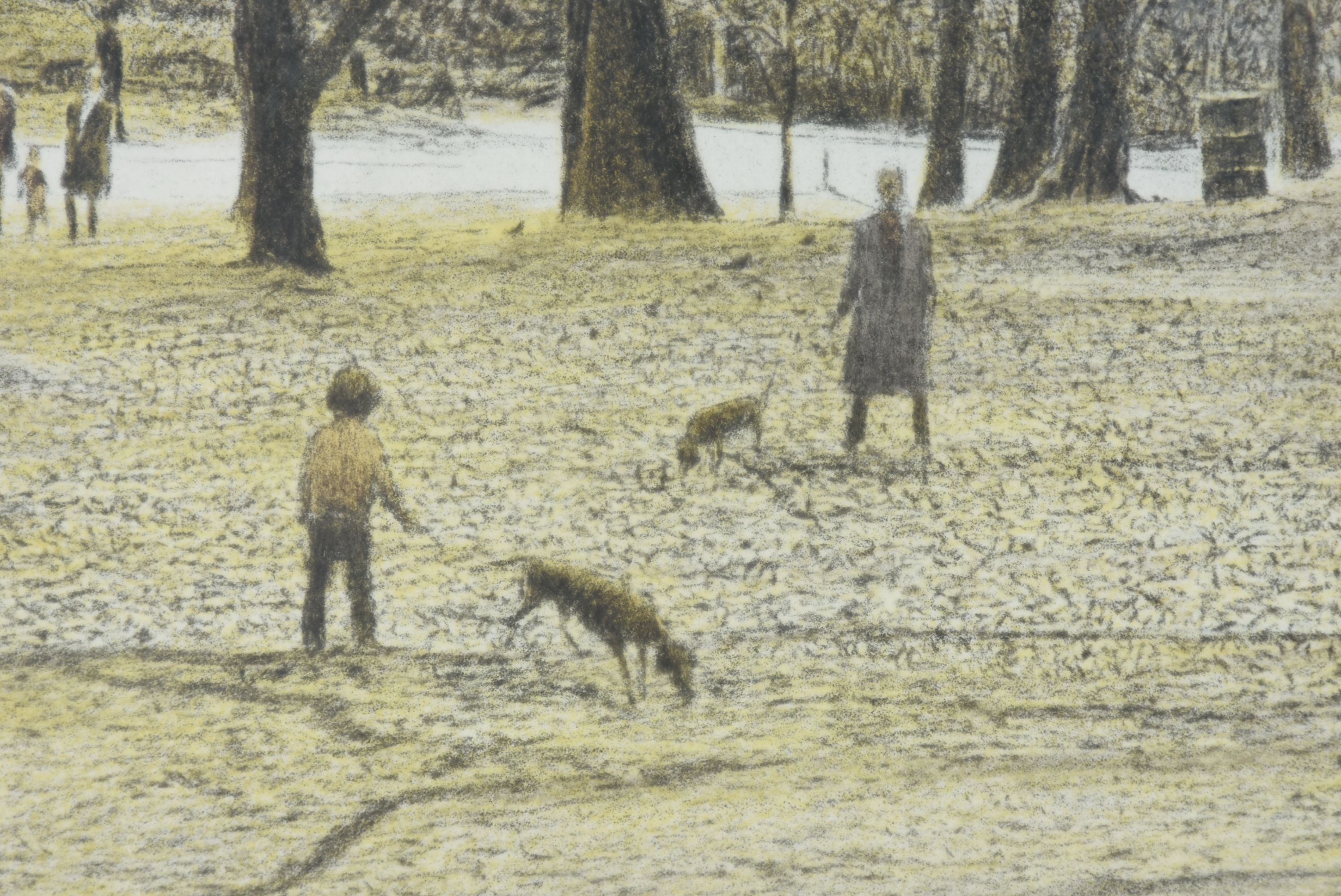 Harold Altman Offset Lithograph "Central Park South"