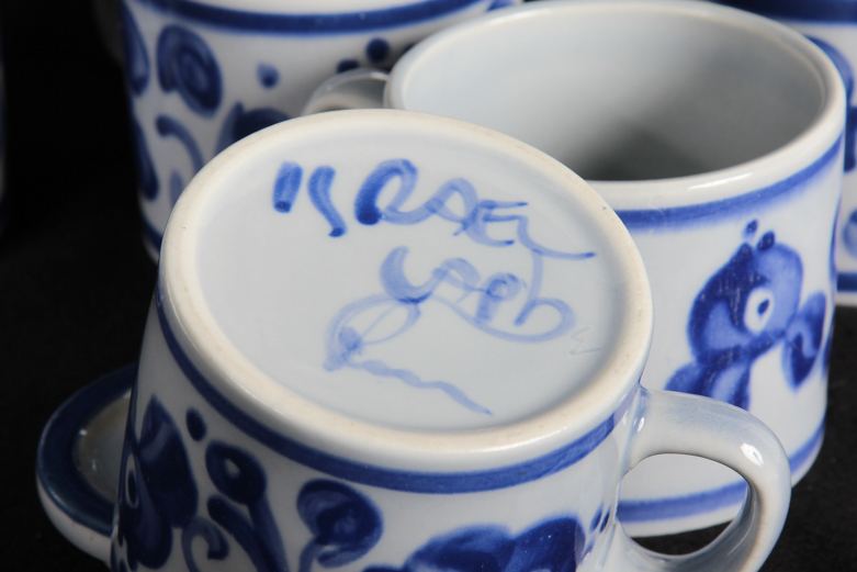 Lapid Israel Pottery Mugs